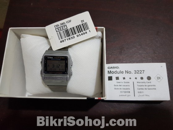 Casio data Bank watch